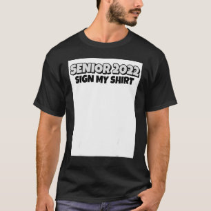 Graduate 2022 Sign My Autograph Graduation T-Shirt