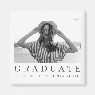 Graduate 20XX Modern Cool Simple Minimalist Magnet