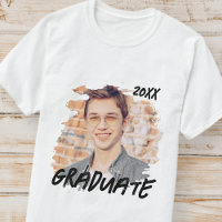 Graduate 20XX Modern Grunge Photo Graduation