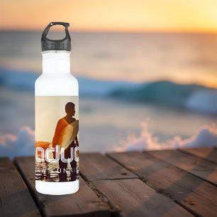 Graduate 20XX Retro Cool Simple Grad Year Photo 710 Ml Water Bottle
