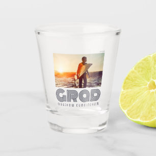Graduate 20XX Retro Cool Simple Grad Year Shot Glass