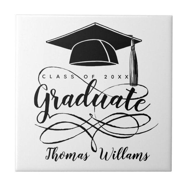 Graduate Add Name and Year Tile (Front)
