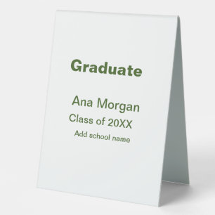 Graduate add name school name class of 20XX simple