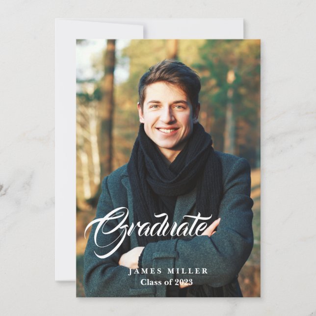 Graduate Announcement (Front)