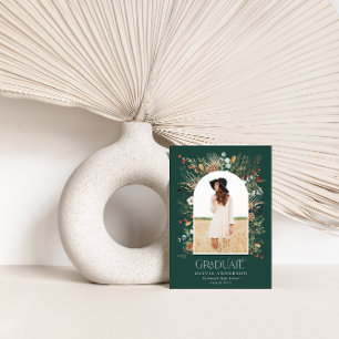 Graduate arch 1 photo natural botanical modern announcement