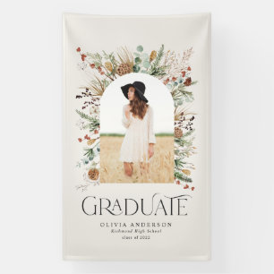 Graduate arch 1 photo terracotta botanical modern  banner