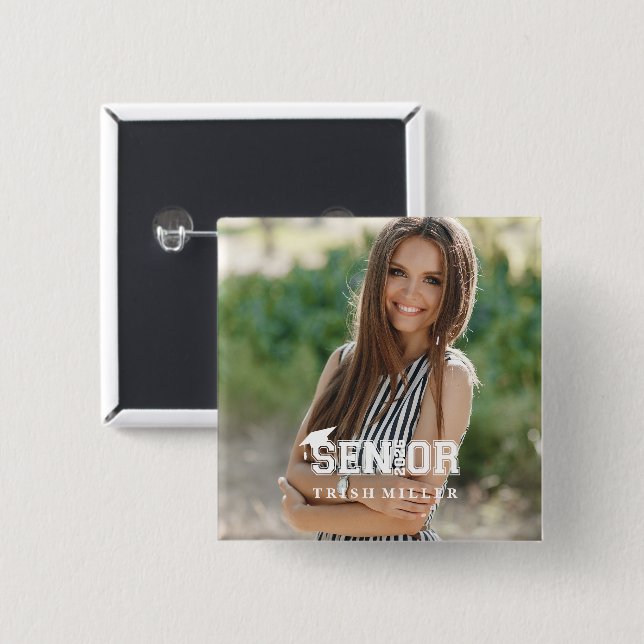 Graduate Button Pin (Front & Back)