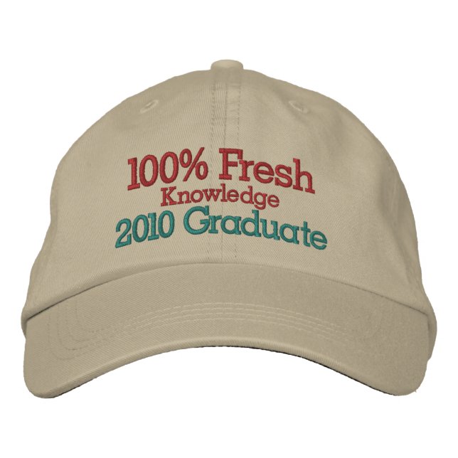 Graduate Cap by SRF - Fresh Knowledge ! (Front)