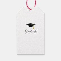 Graduate Cap gift tags