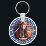 Graduate Class of 20XX Graduation Photo Key Ring<br><div class="desc">This simple and modern design is composed of serif typography and add a custom photo.</div>