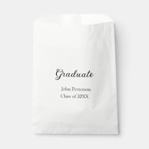 Graduate class of 20XX simple minimal graduation m Favour Bags