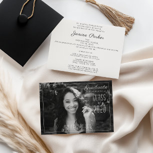 Graduate Class of Add You Own Photo Custom Announcement