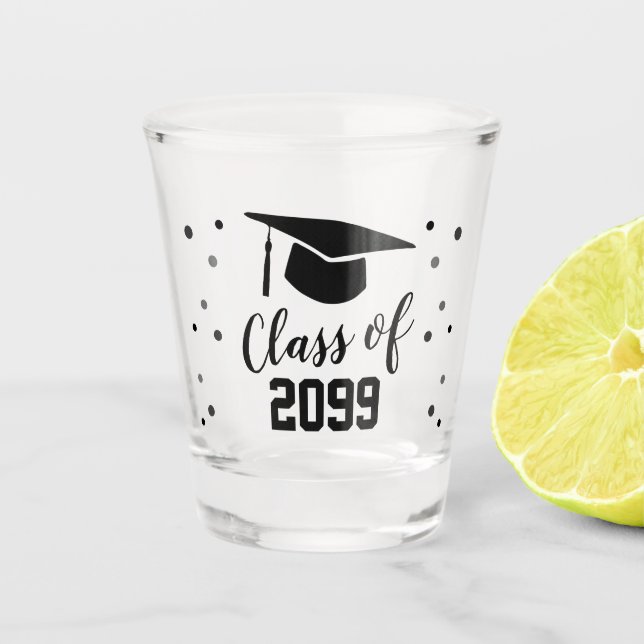 Graduate Class of Any Year Shot Glass (Front)