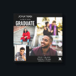 Graduate Class of Photo Collage 2 Canvas Print<br><div class="desc">Take the photos of your graduation,  you child,  or any event to remember the day. Everything can be customised,  moved,  or removed. version 2 of canvas print.</div>