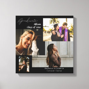 Graduate Class of Photo Collage Canvas Print