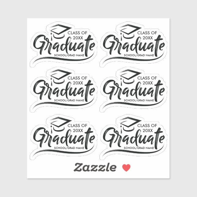 Graduate Class of Year 20XX Custom Graduation (Sheet)