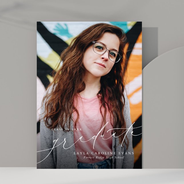 Graduate classic photo announcement (Creator Uploaded)