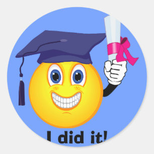 Graduate Classic Round Sticker