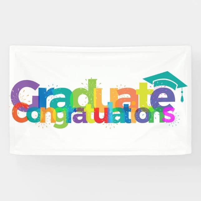 Graduate Congratulations Banner (Horizontal)
