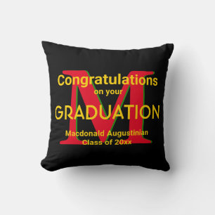 Graduate CONGRATULATIONS Custom Graduation Cushion