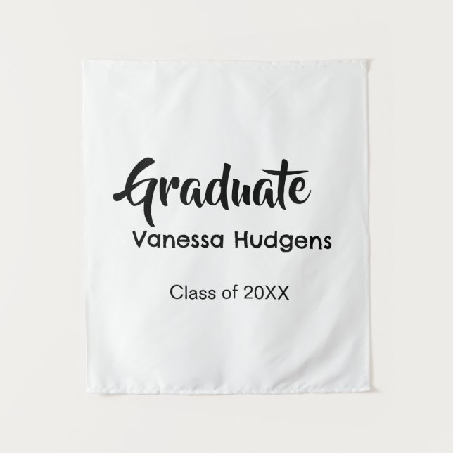 Graduate congratulations name date year class univ tapestry (Front)