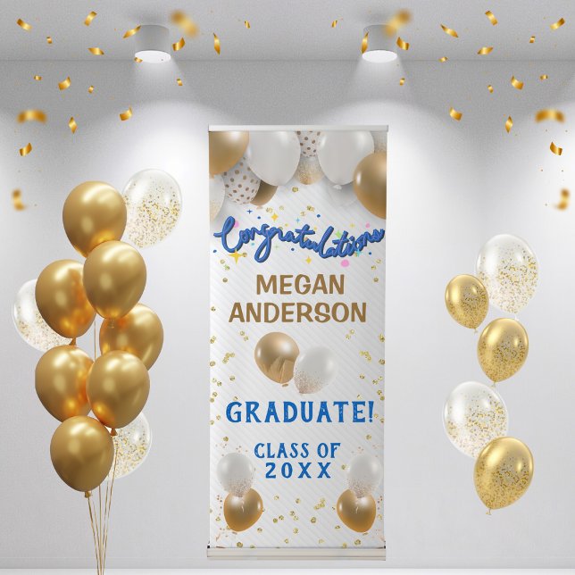 Graduate Congratulations with Name Retractable Banner (Graduate Congratulations with Name Retractable Banner)