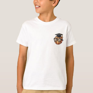 Graduate Cookie with Glasses and Cap Kids T-Shirt