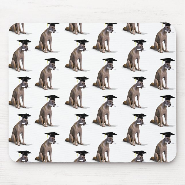 Graduate Coyote Mouse Mat (Front)
