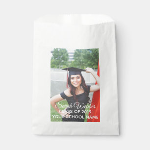 Graduate. Custom Photo and Text. Favour Bags