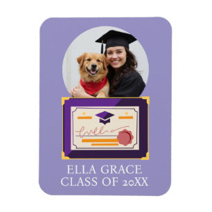 Graduate Custom Photo Graduation Frame Magnet