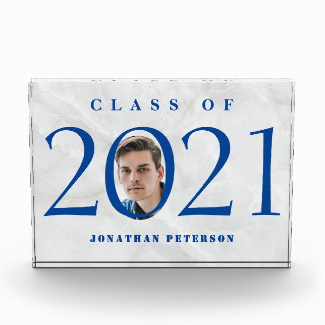 Graduate Custom Photo on Marbled (Front)