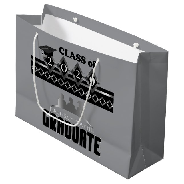Graduate - Customise Large Gift Bag (Front Angled)