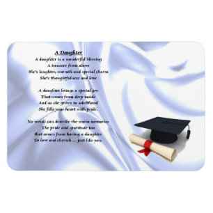 Graduate - Daughter Poem Magnet