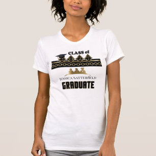 Graduate - DIY Year and Name - White T-Shirt