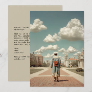 Graduate Facing Boundless Future Holiday Card