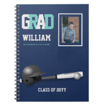 Graduate Gift - Personal Baseball Themed Journal