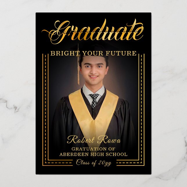 Graduate. Golden touch Brighten your future (Front)