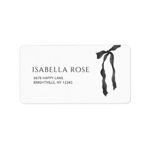 Graduate Grad Bow Graduation Mail Return Address  Label