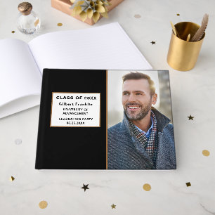 Graduate Graduation Class Party Photo Personalise Guest Book