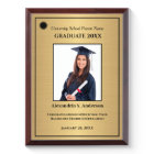 Graduate Graduation Photo Gold Logo Modern 