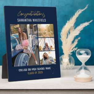 Graduate Kespsake Photo Collage Graduation 2025 Plaque