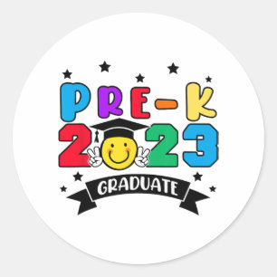 Graduate Last Day Of School Graduation Teacher Kid Classic Round Sticker
