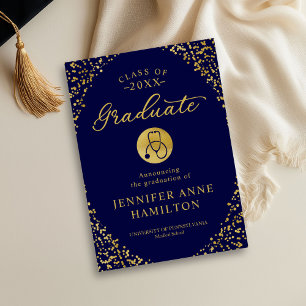 Graduate Medical School Graduation Announcement 