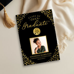 Graduate Medical School Graduation Announcement 