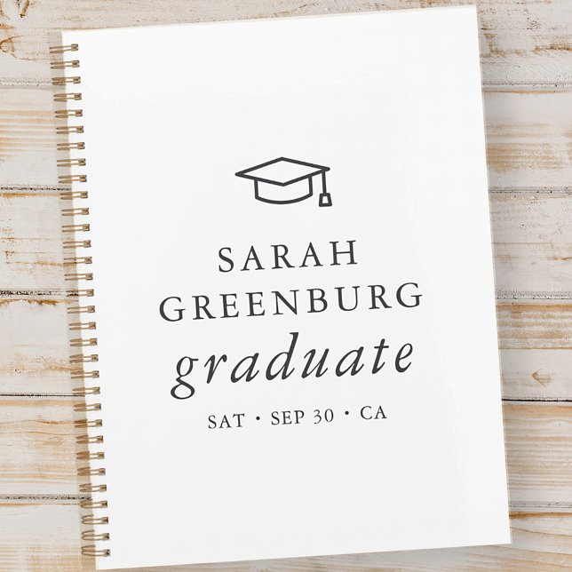 Graduate Modern Minimalist Simple Chic Graduation Planner (Creator Uploaded)