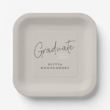 Graduate Modern Script Graduation Party