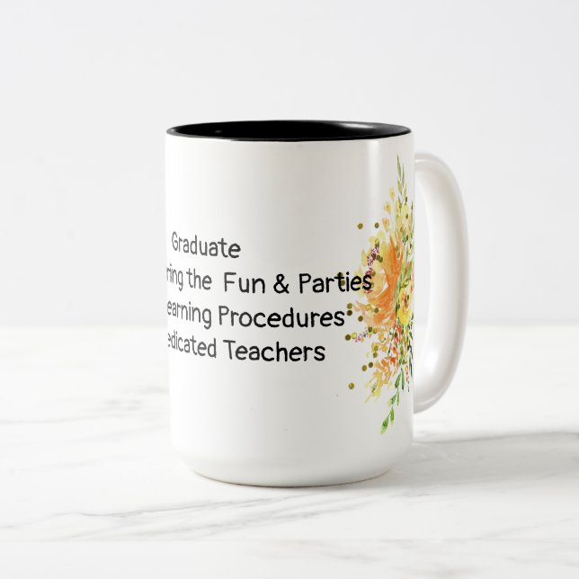 Graduate Mug (Front Right)