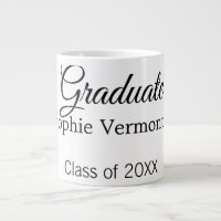 Graduate name class of 20XX congrats simple minima