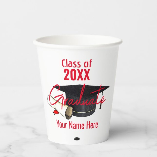 Graduate Paper Cup - Cap and Diploma HAMbyWG (Front)
