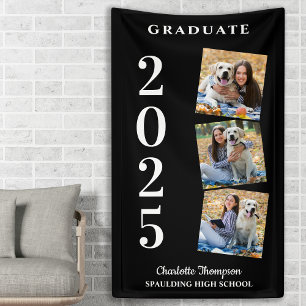 Graduate Personalised Photo Collage Name Year  Banner